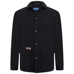 D6426 Grey Hawk Wool Effect Coat (Navy)