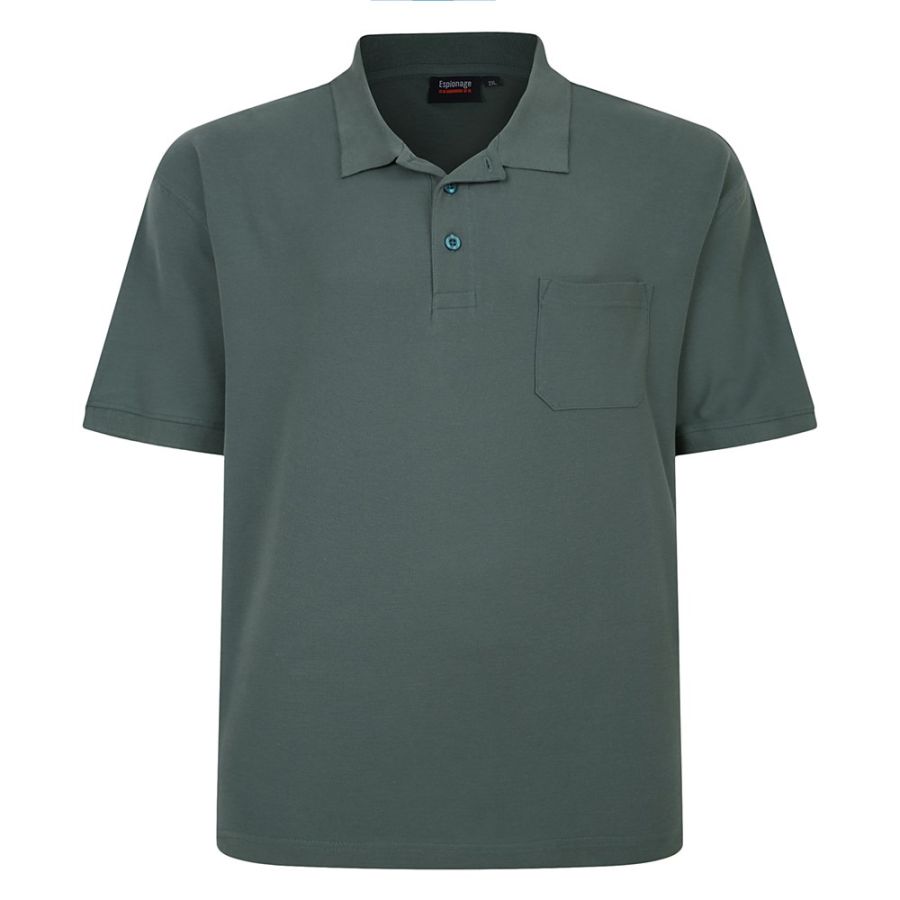 A10073 Espionage Pique Polo Shirt (Sage)