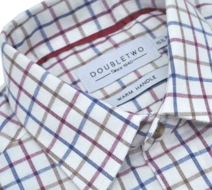 A10604 Double Two Tattersall Check Shirt