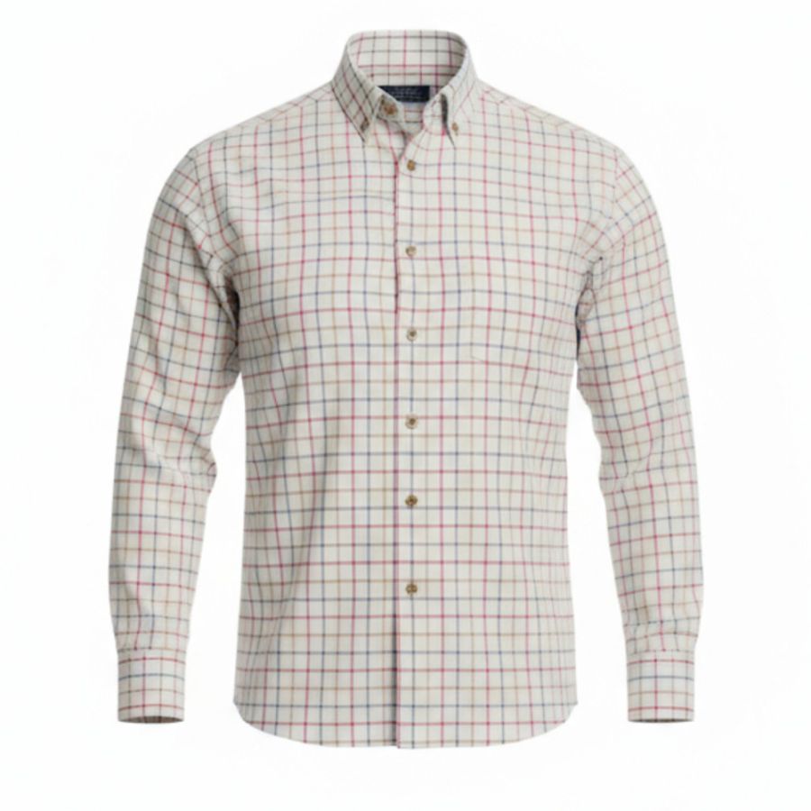 A10972 Double Two Tattersall Check Shirt