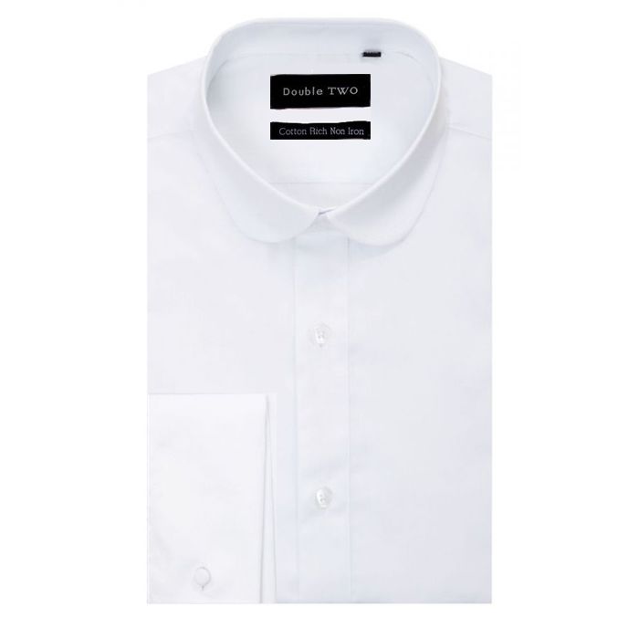 A10993XT Tall Fit Double Cuff Penny Round Collar Shirt