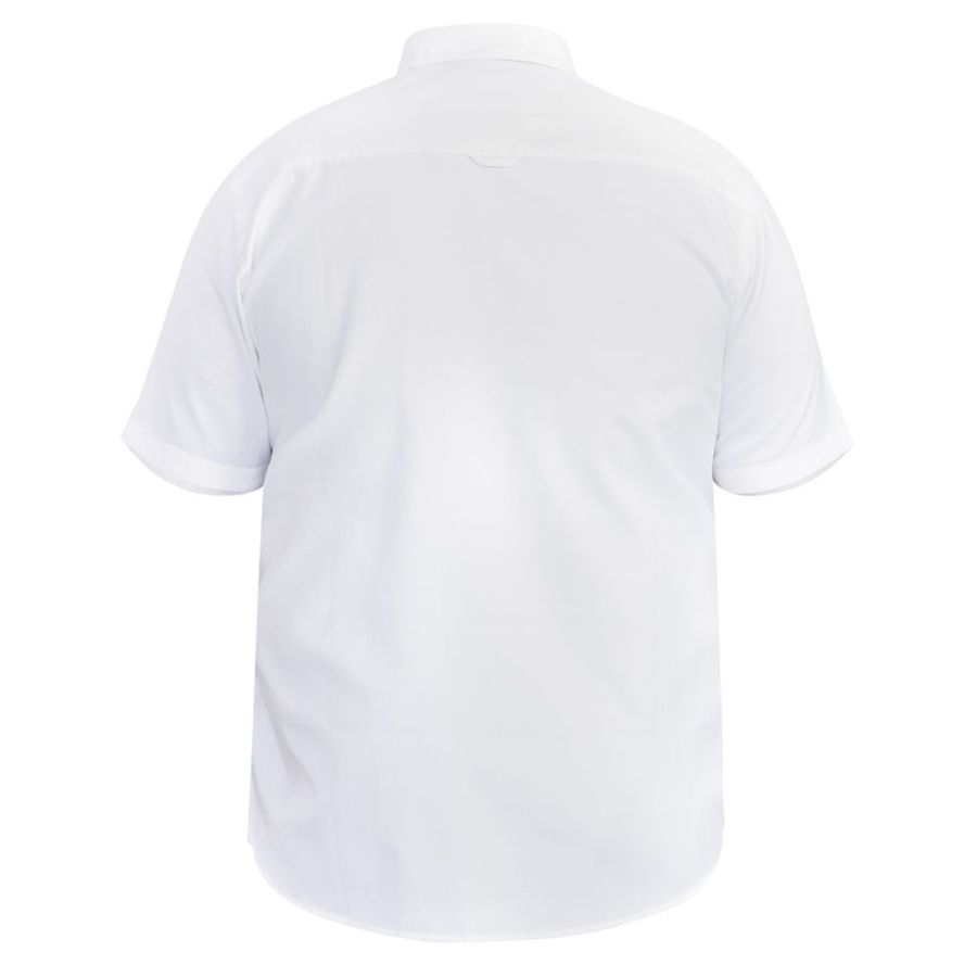 A11134XT Tall Fit D555 Oxford Short Sleeve Shirt (White)