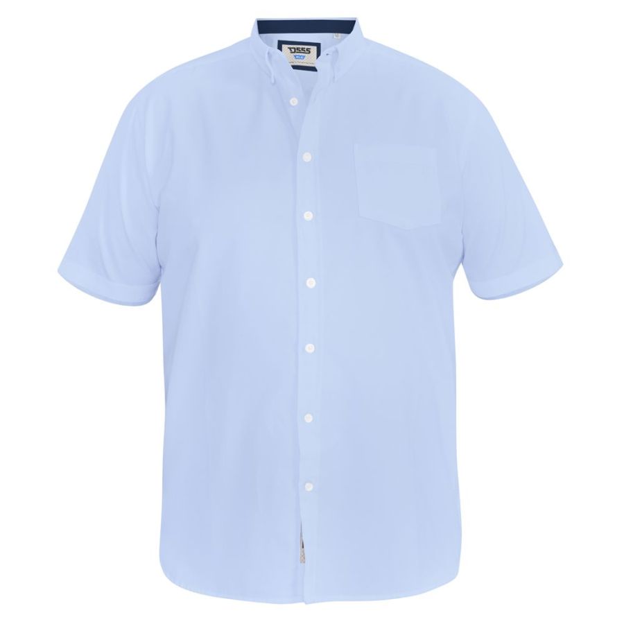 A11134XT Tall Fit D555 Oxford Short Sleeve Shirt (Blue)