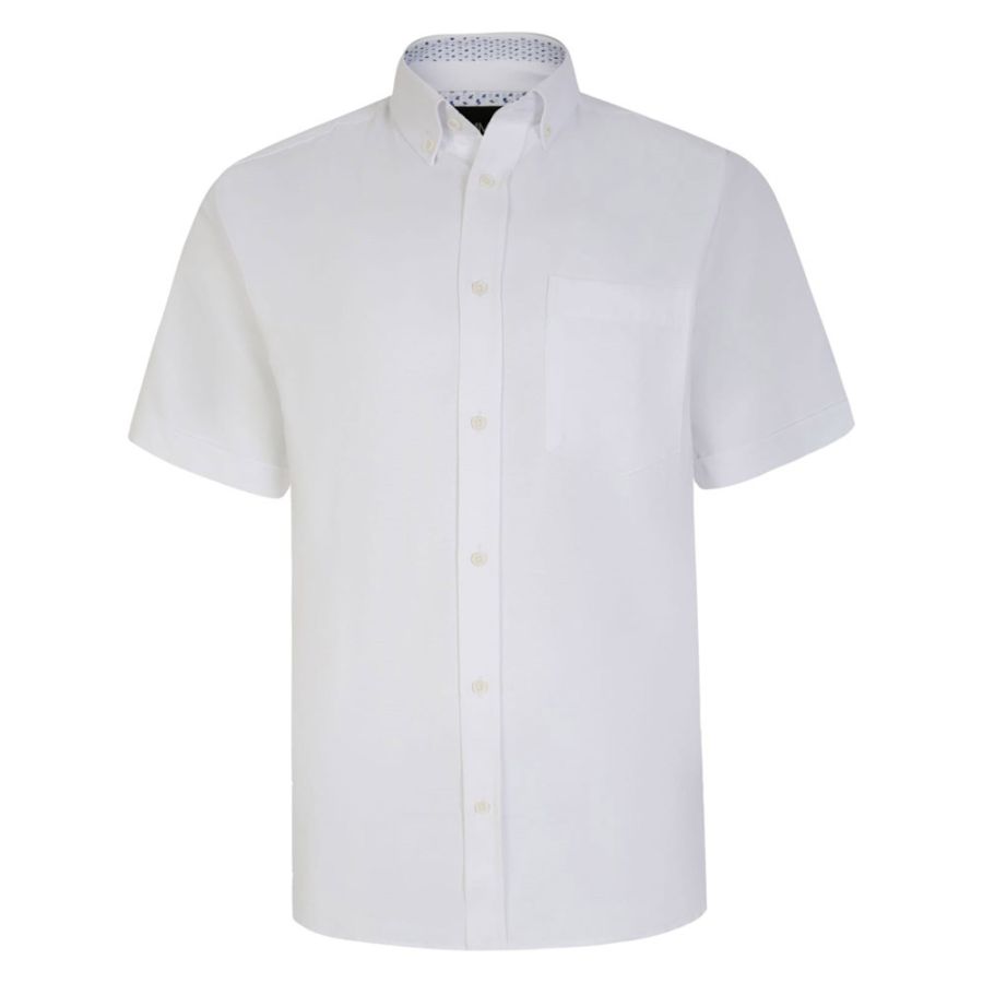 A11163 Kam Premium Oxford Shirt (White)