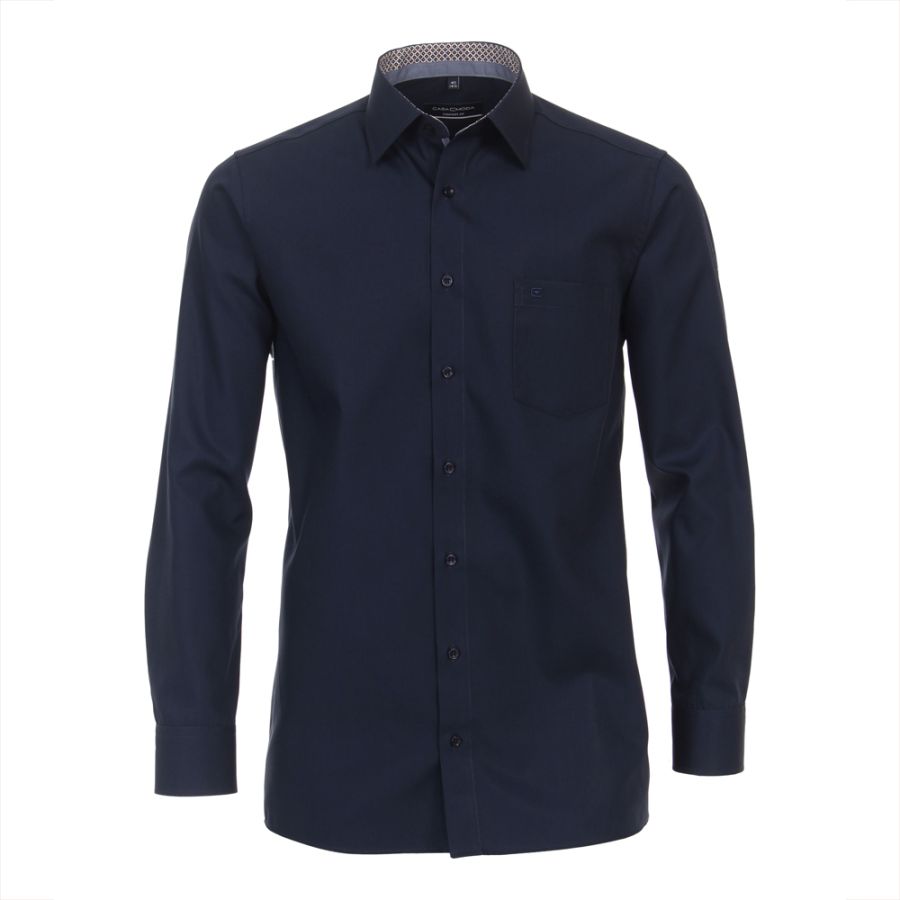 A11199XT Tall Fit Casamoda Premium Formal Shirt (Navy)