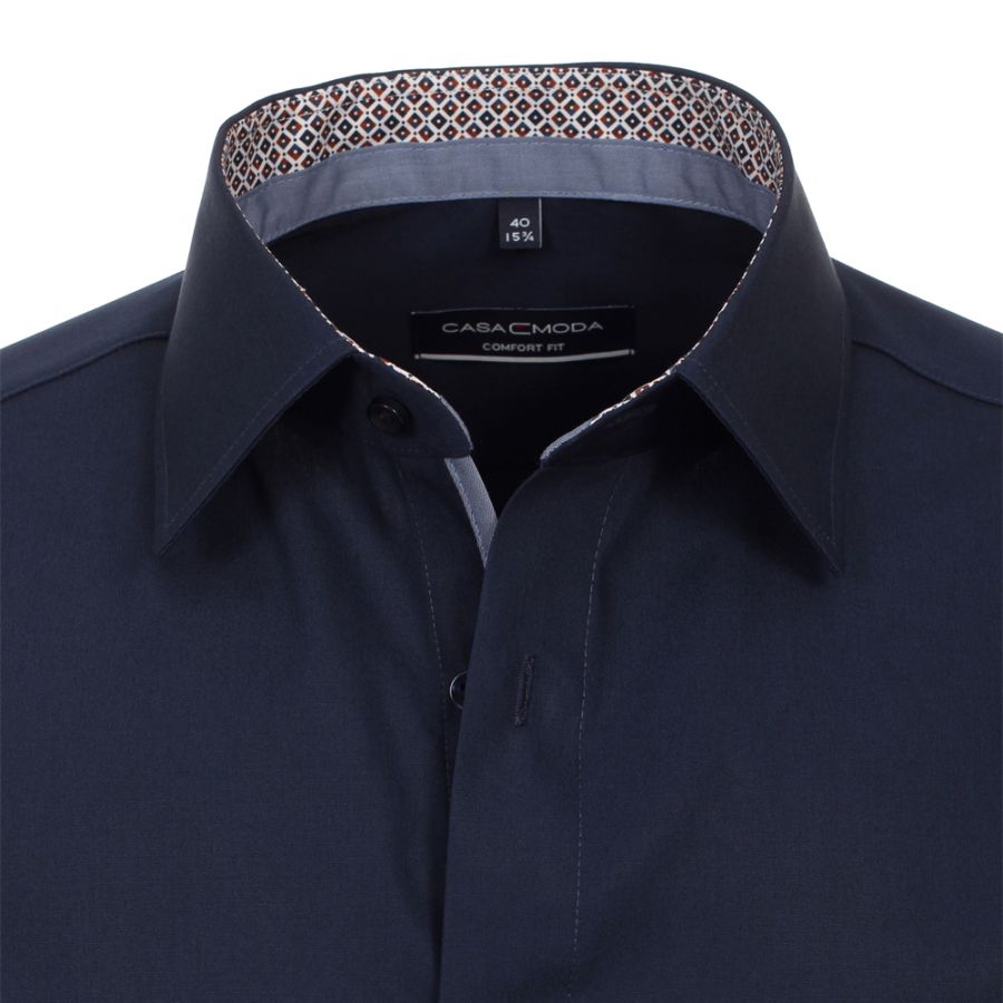 A11199XT Tall Fit Casamoda Premium Formal Shirt (Navy)