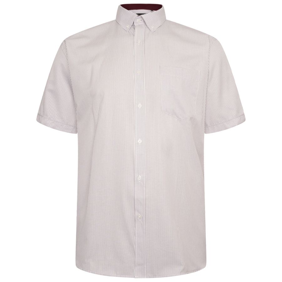 A11281 Kam Premium Short Sleeve Stripe Shirt