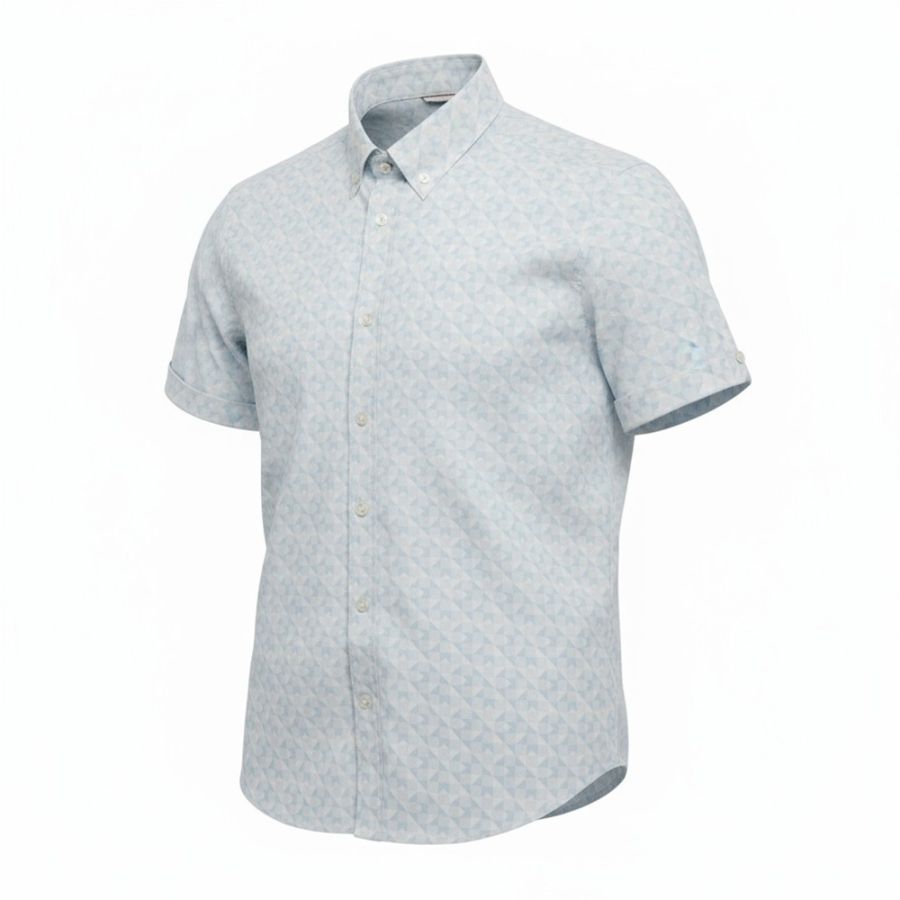 A11400 Ben Sherman Optic Geo Print Shirt