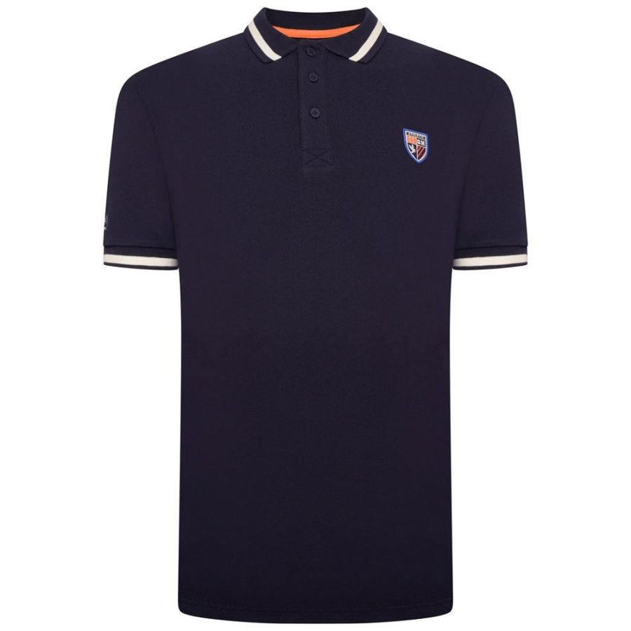 A11484 Grey Hawk Pique Polo Shirt (Navy)