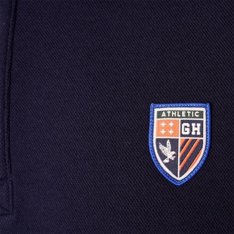A11484 Grey Hawk Pique Polo Shirt (Navy)