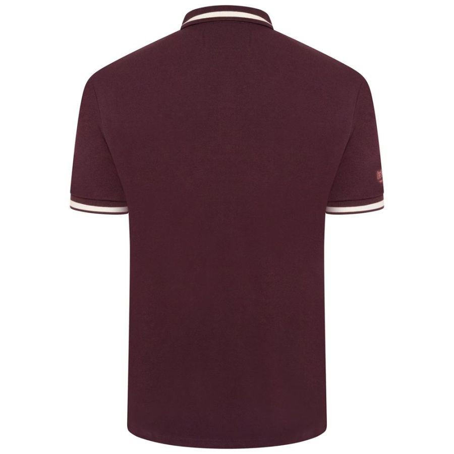 A11484 Grey Hawk Pique Polo Shirt (Wine)