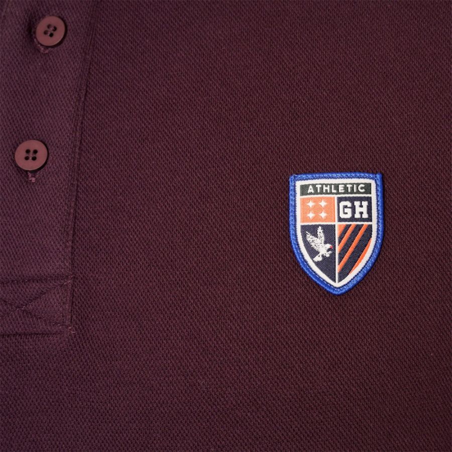 A11484XT Tall Fit Grey Hawk Pique Polo Shirt (Wine)