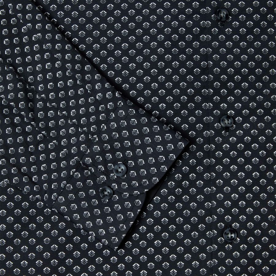 A11499 DG's Drifter Casual Fancy Shirt (Black)