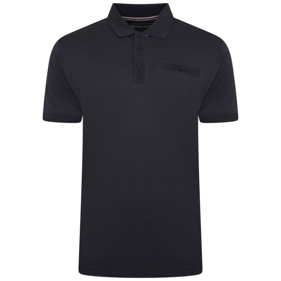 A11524 Kam Jersey Polo (Navy)