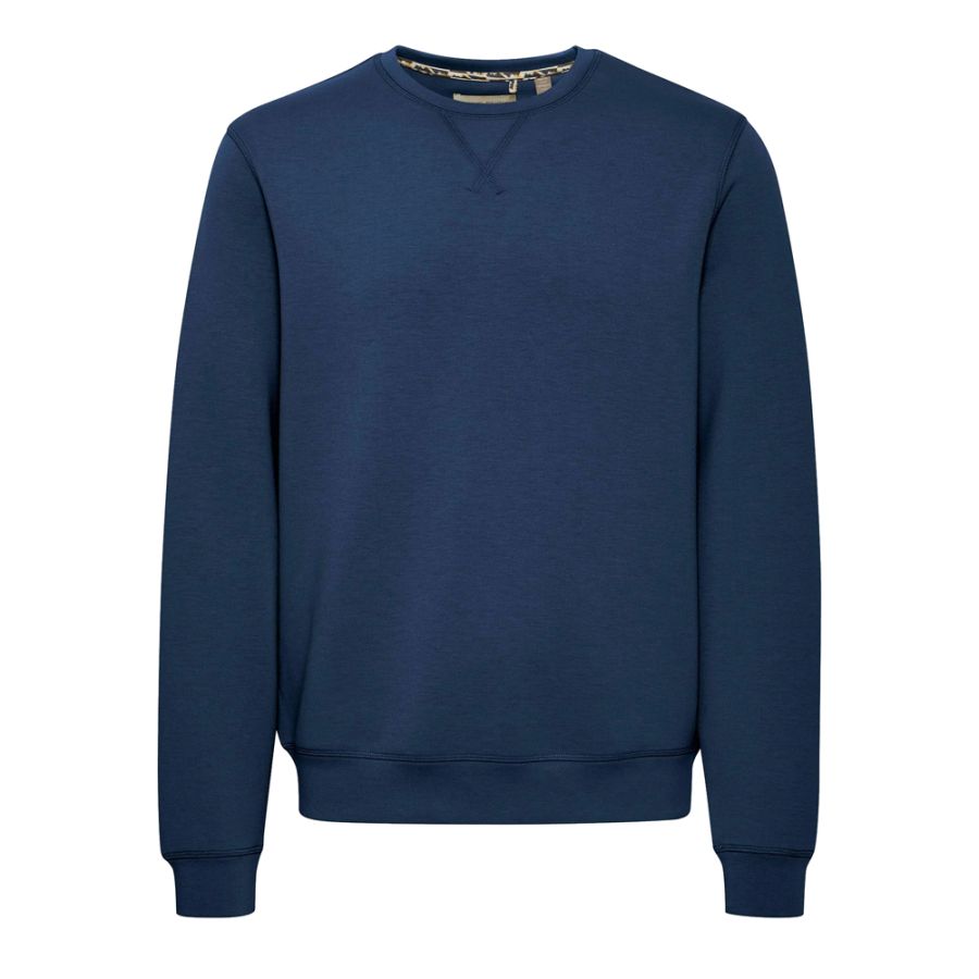 A11527 Blend Crew Neck Sweat Shirt (Navy)