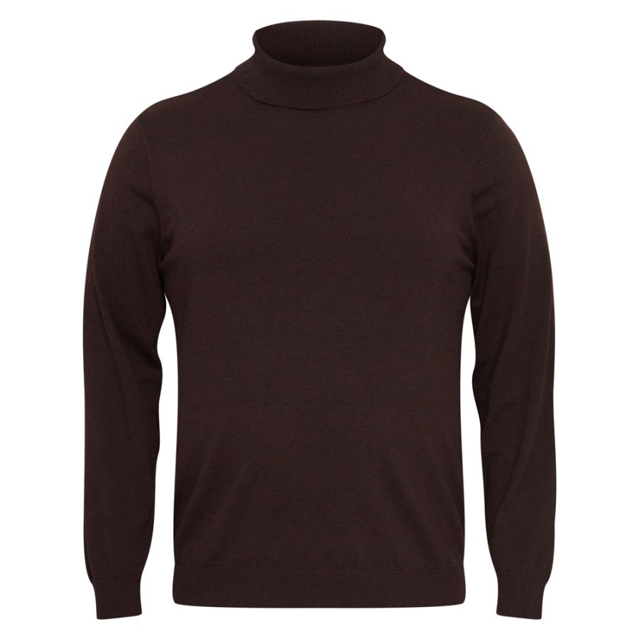E1050 Blend Roll Neck Pullover (Aubergine)