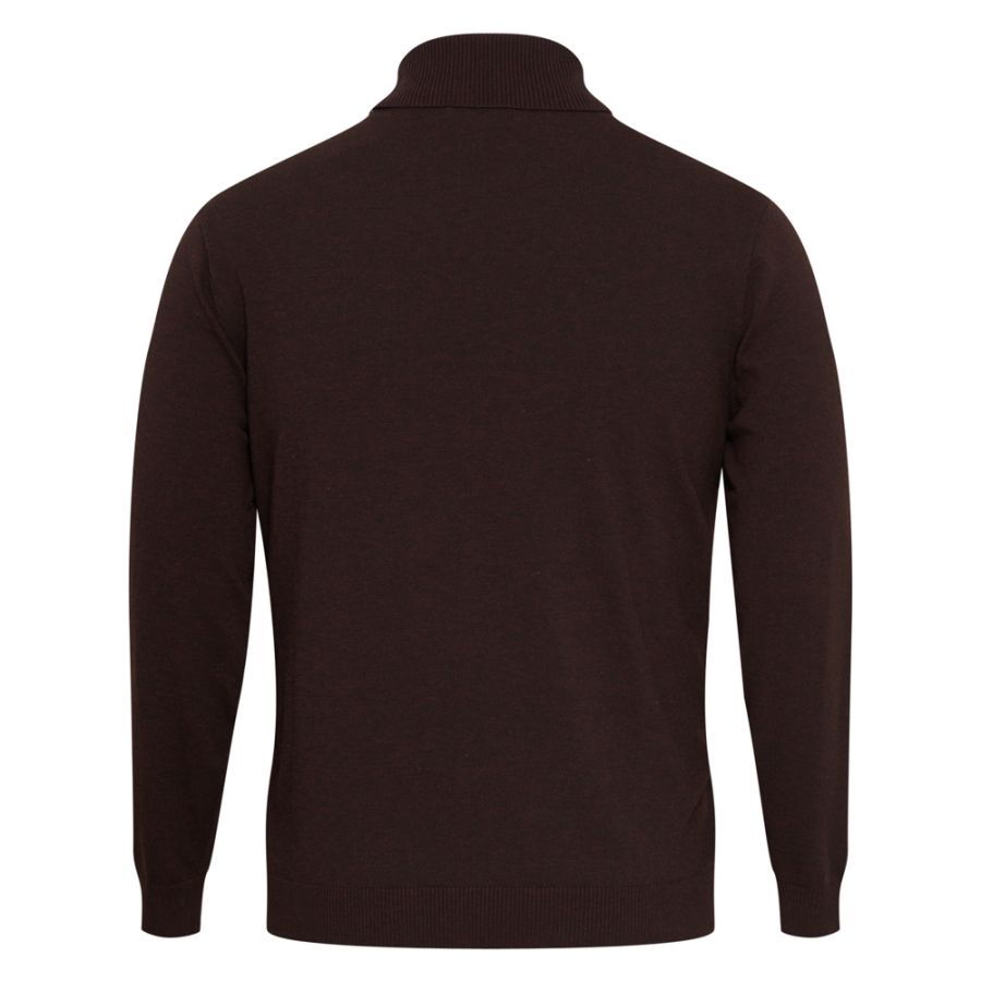 E1050 Blend Roll Neck Pullover (Aubergine)