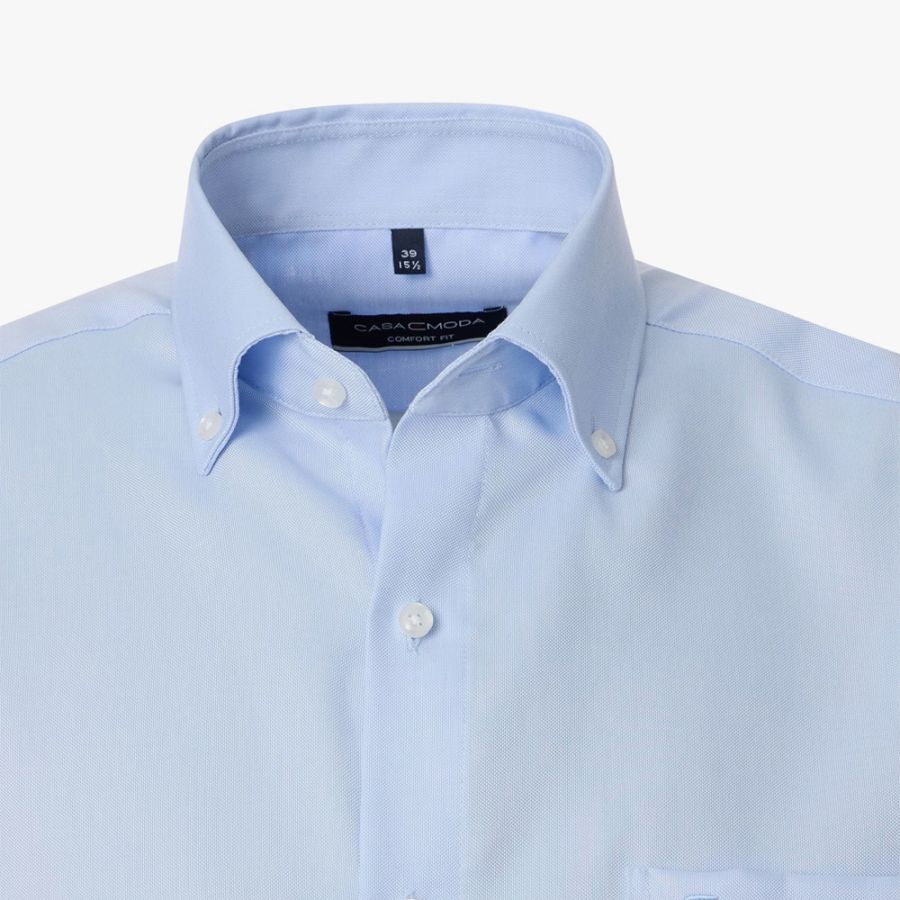 A11537 Casamoda Button Down Oxford Shirt (Blue)