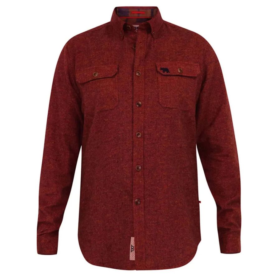 A11545 D555 Textured Overshirt