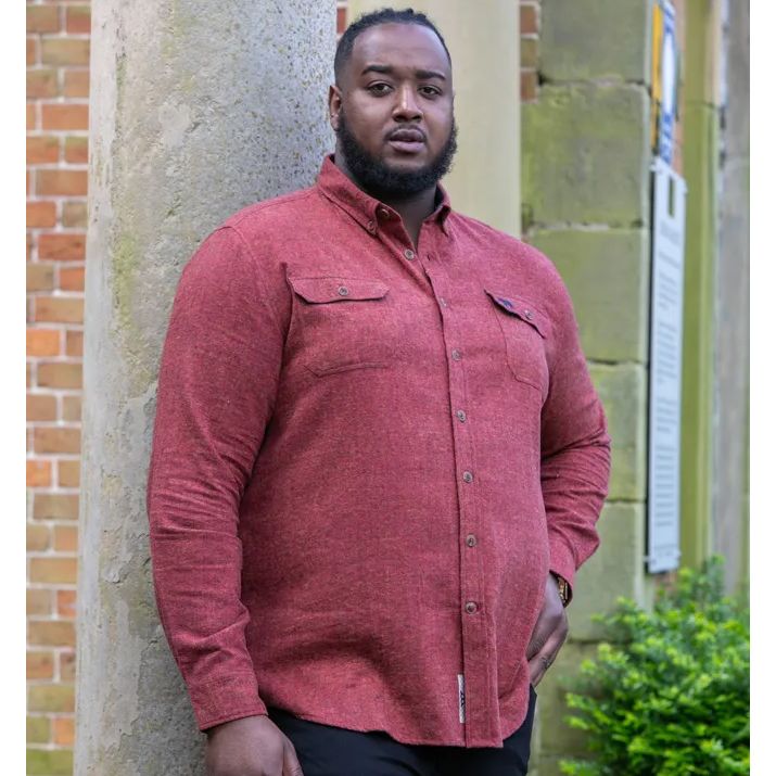 A11545 D555 Textured Overshirt