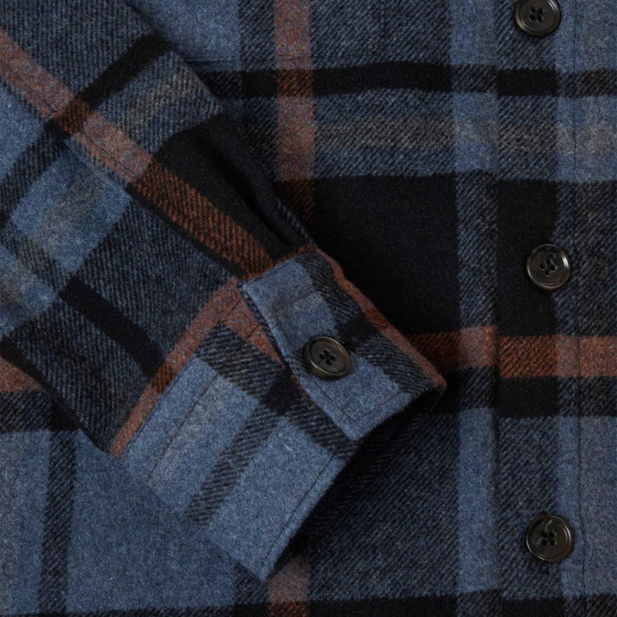 A11564 DG's Drifter Brushed Cotton Check Shirt (Blue)