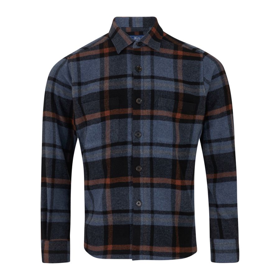 A11564 DG's Drifter Brushed Cotton Check Shirt (Blue)