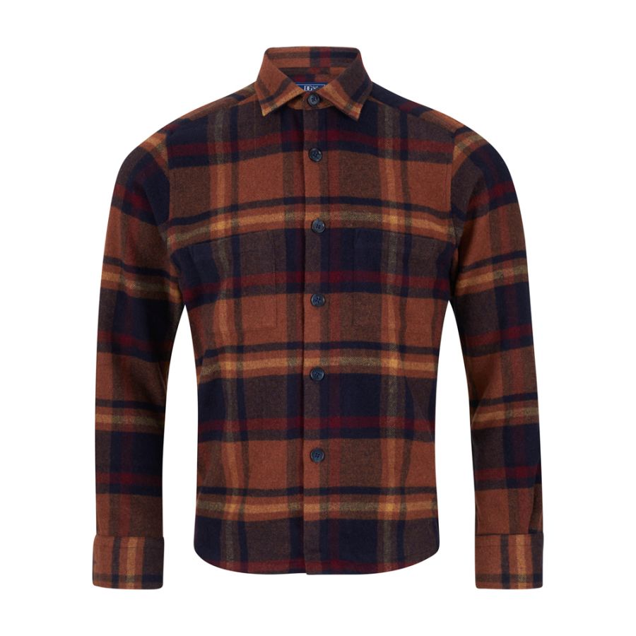 A11564 DG's Drifter Brushed Cotton Check Shirt (Orange)