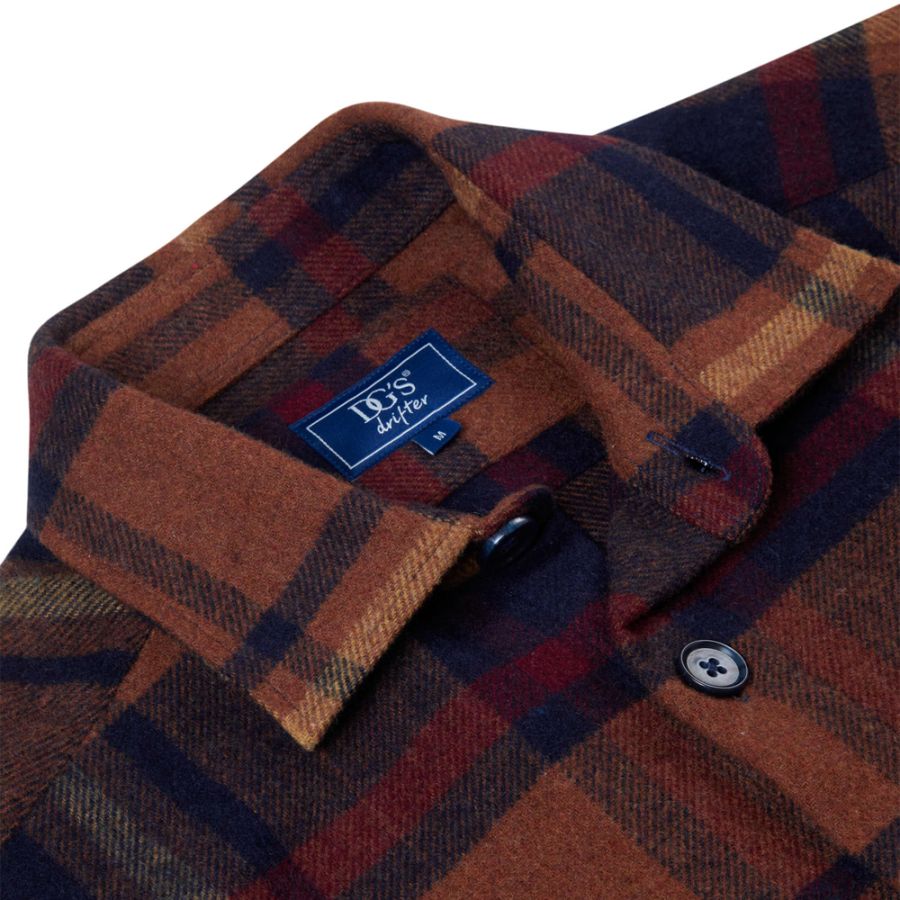 A11564 DG's Drifter Brushed Cotton Check Shirt (Orange)