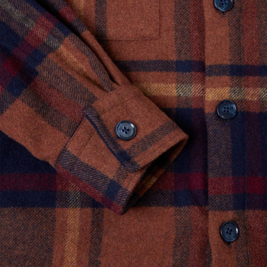 A11564 DG's Drifter Brushed Cotton Check Shirt (Orange)