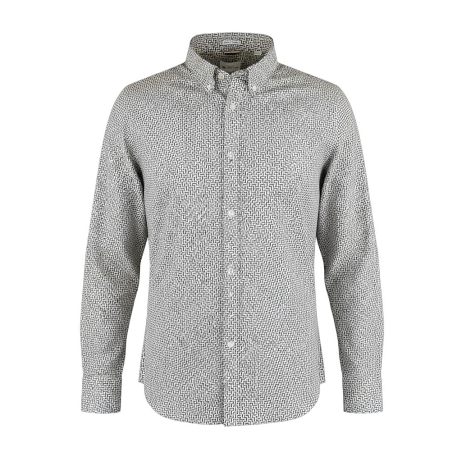 A11580 Ben Sherman Split Spot Print Shirt