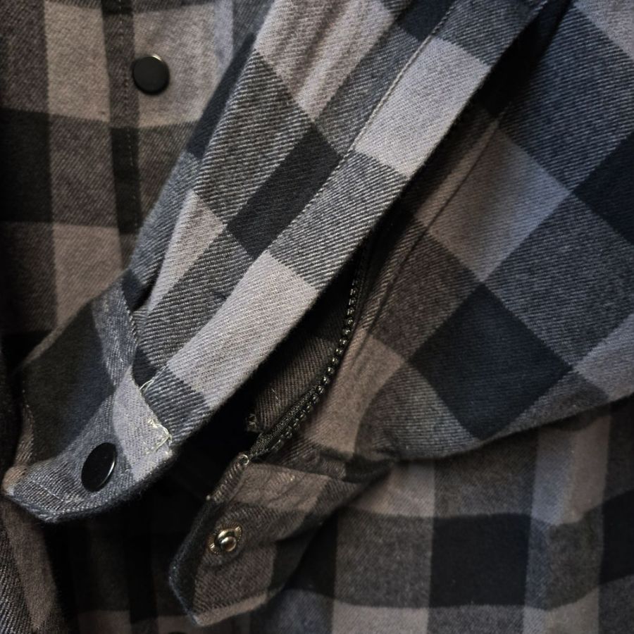 A11601 Espionage Check Biker/Lumber Overshirt