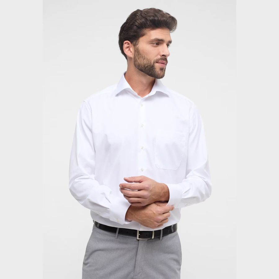 A11650 Eterna Comfort Fit Cover Shirt (White)