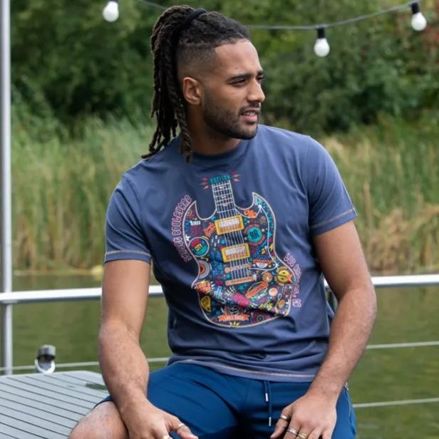 A11658XT Tall Fit D555 Guitar Printed T Shirt