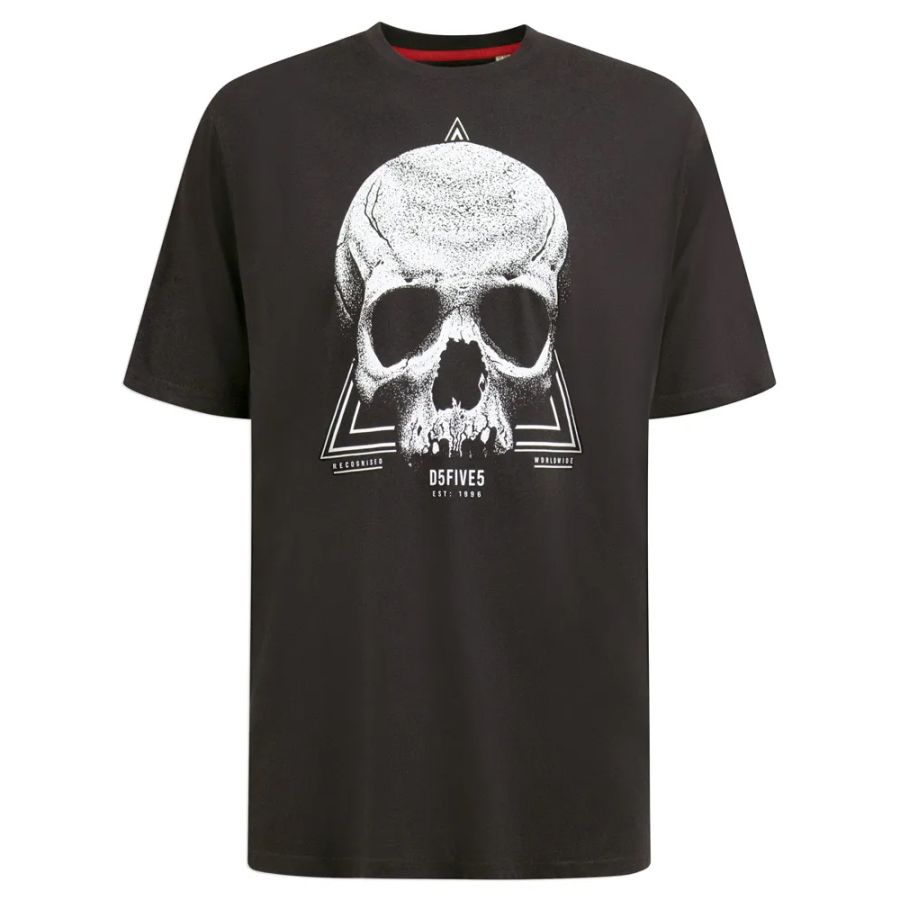 A11660XT Tall Fit D555 Skull Printed T Shirt