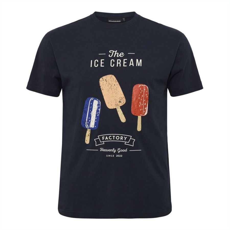 A11674XT Tall Fit North Latitude Denim Ice Cream Printed T-Shirt
