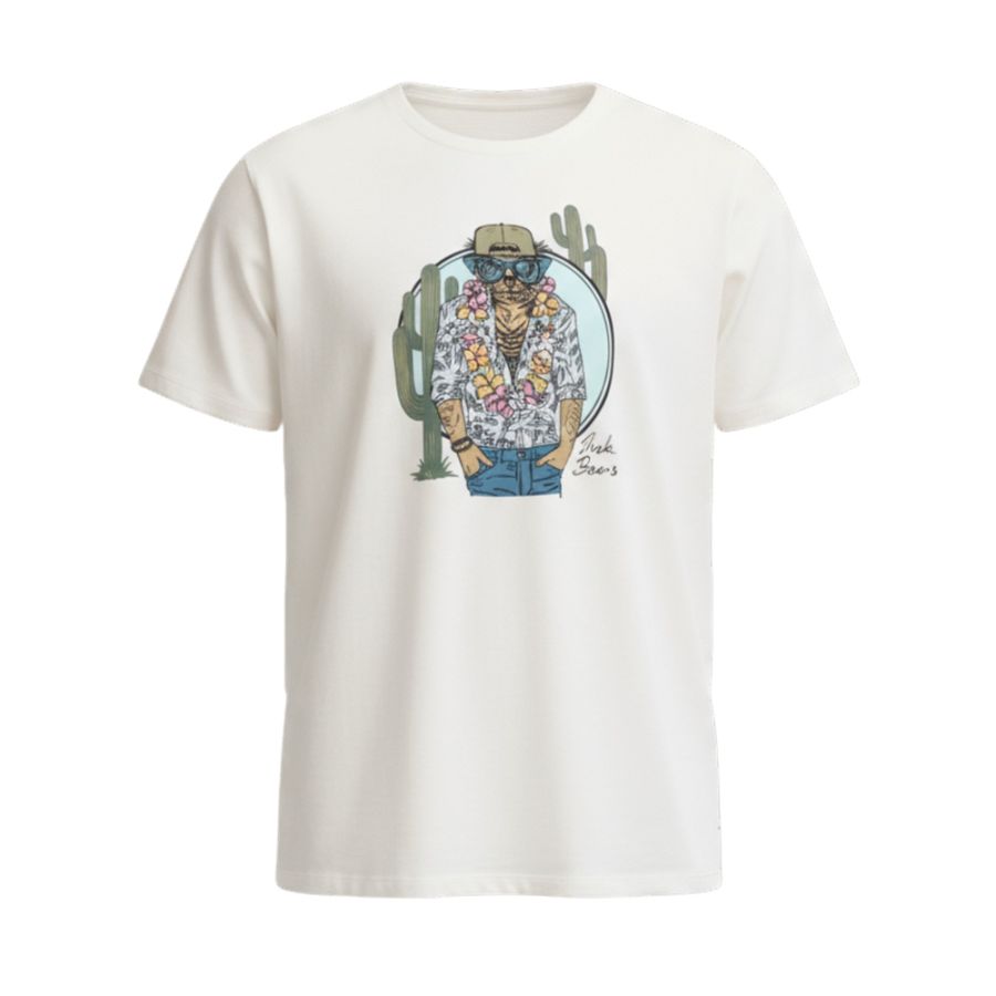 A11686 Blend Chill Zone Printed T-Shirt (White)