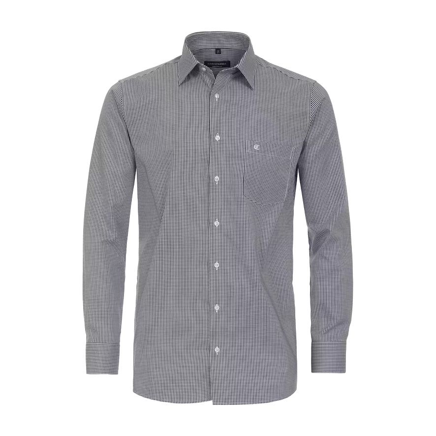 A11696 Casamoda Gingham Check Shirt