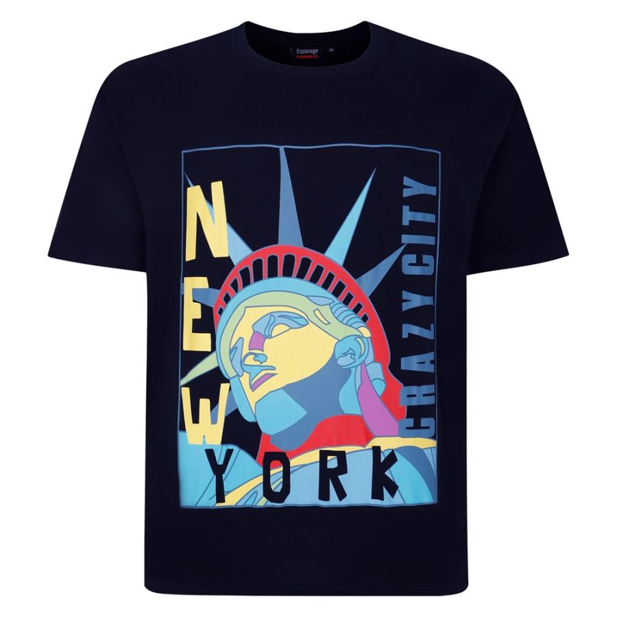 A11716 Espionage New York Printed T-Shirt