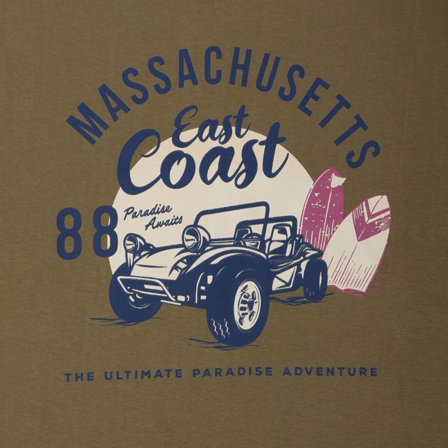 A11730 Ed Baxter Massachusetts Printed T Shirt