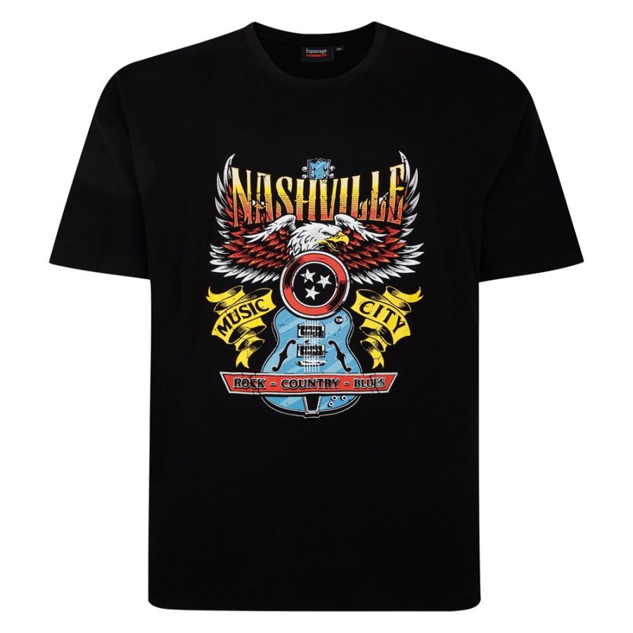 A11751 Espionage Nashville Print T-Shirt