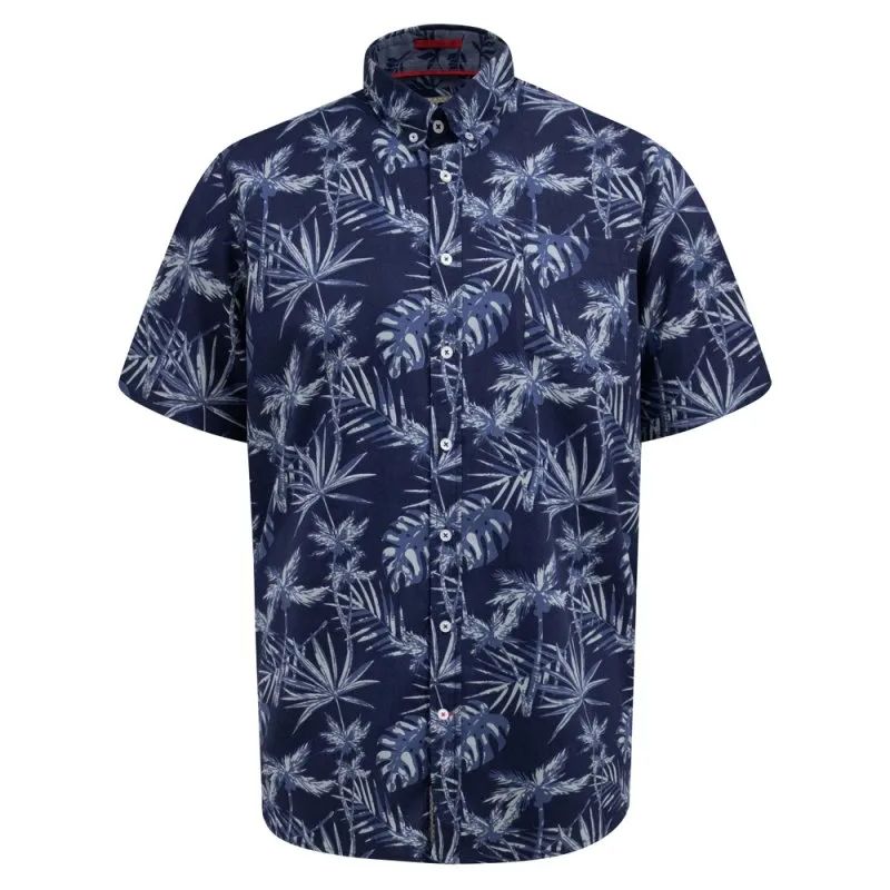 A11762 D555 Hawaiian Print Fancy Shirt