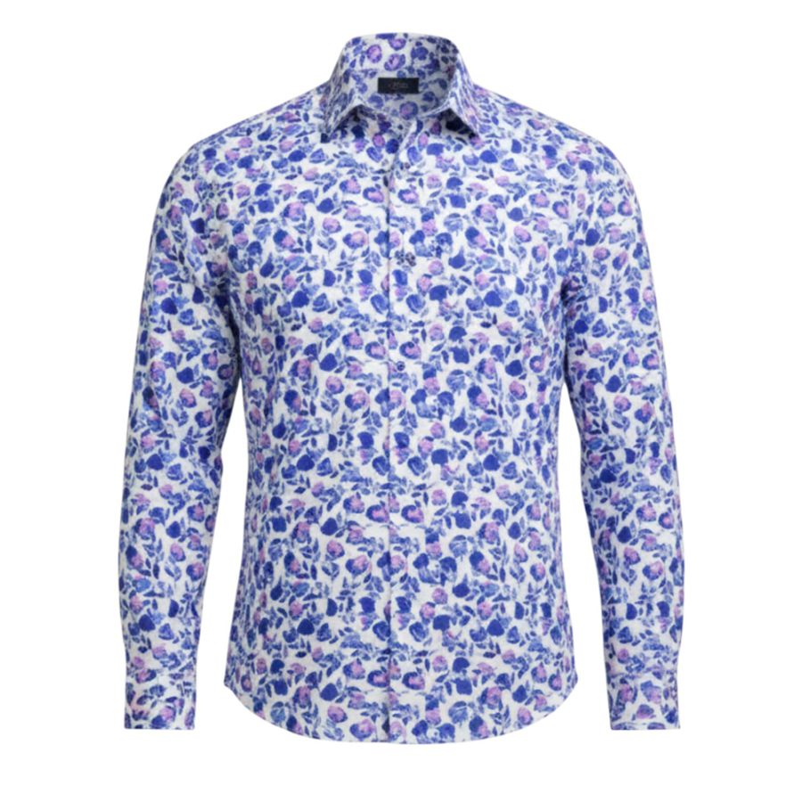 A11774 Double Two Floral Print Shirt