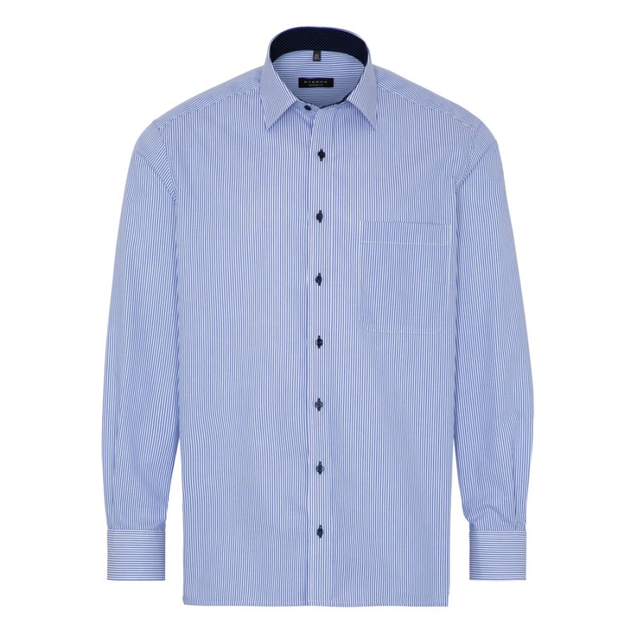 A11788 Eterna Comfort Fit Striped Shirt