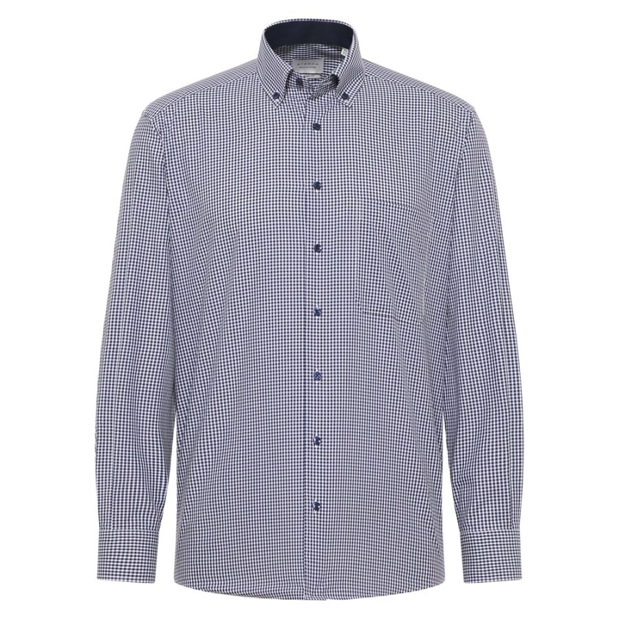 A11789 Eterna Comfort Fit Check Shirt
