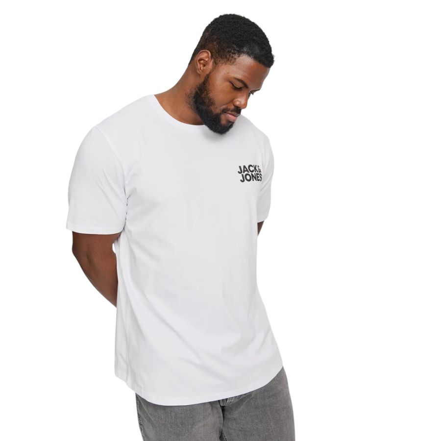 A11790 Jack & Jones Printed T-Shirt (White)