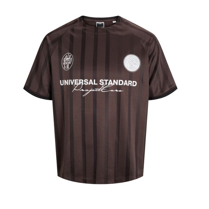 A11815 Jack & Jones Retro Football T-Shirt (Brown)