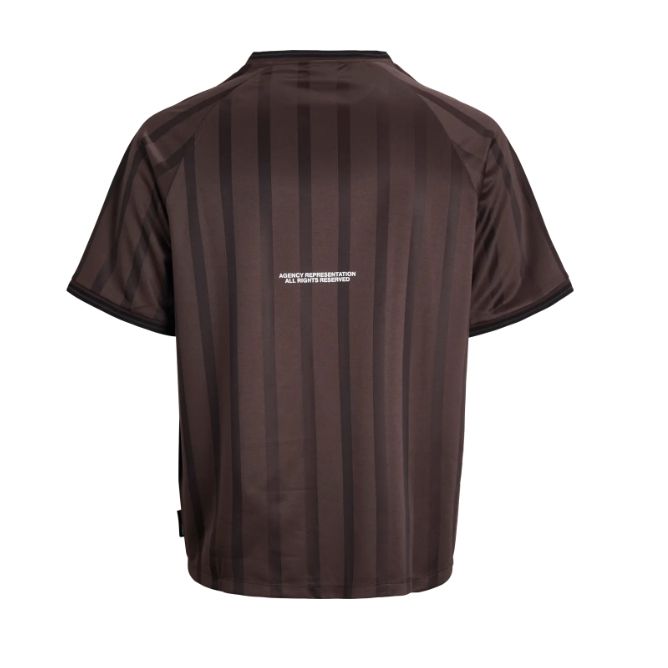 A11815 Jack & Jones Retro Football T-Shirt (Brown)