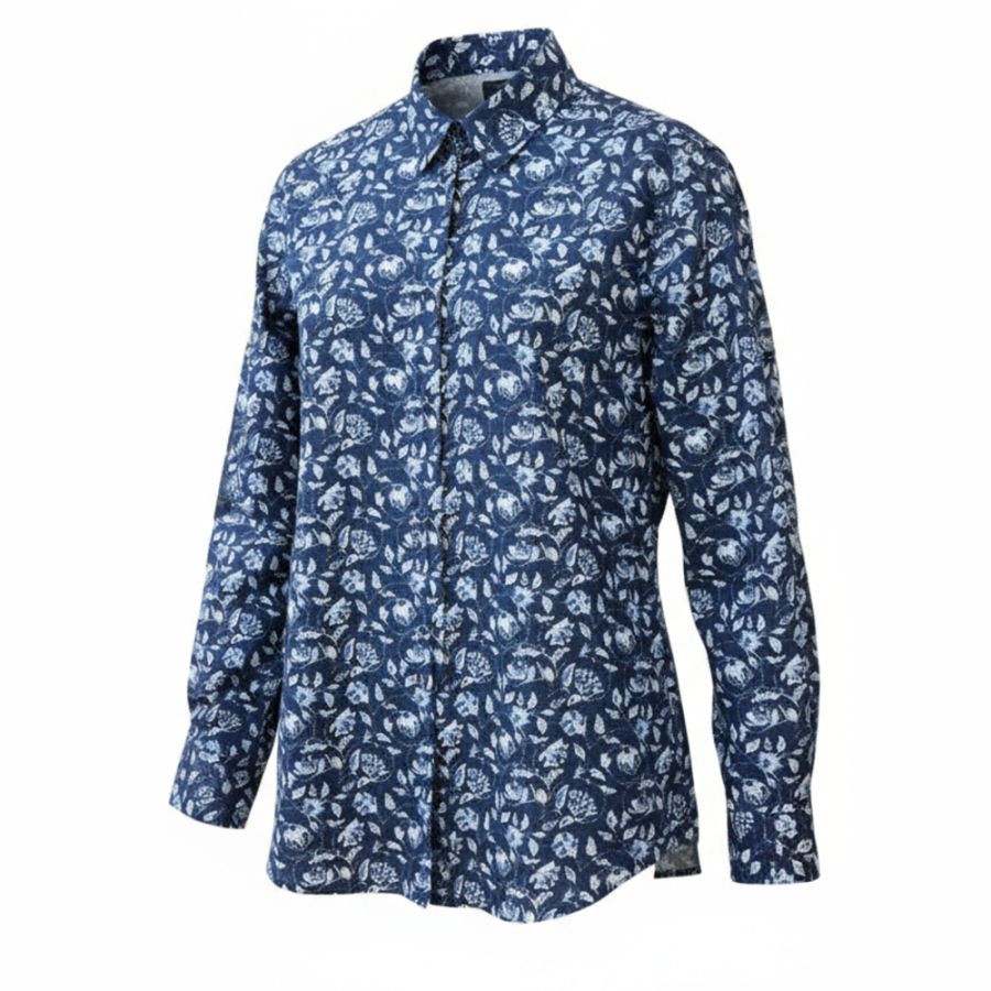 A11819 Marvelis Casual Floral Print Shirt