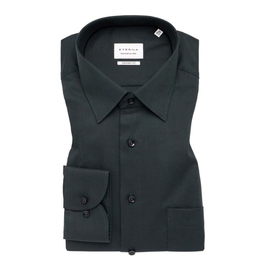 A11824 Eterna Comfort Fit Shirt (Bottle Green)