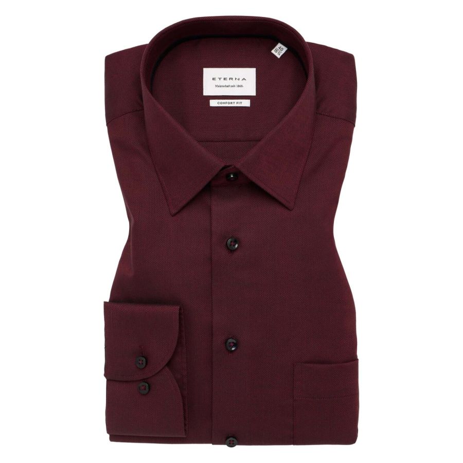 A11824 Eterna Comfort Fit Shirt (Burgundy)